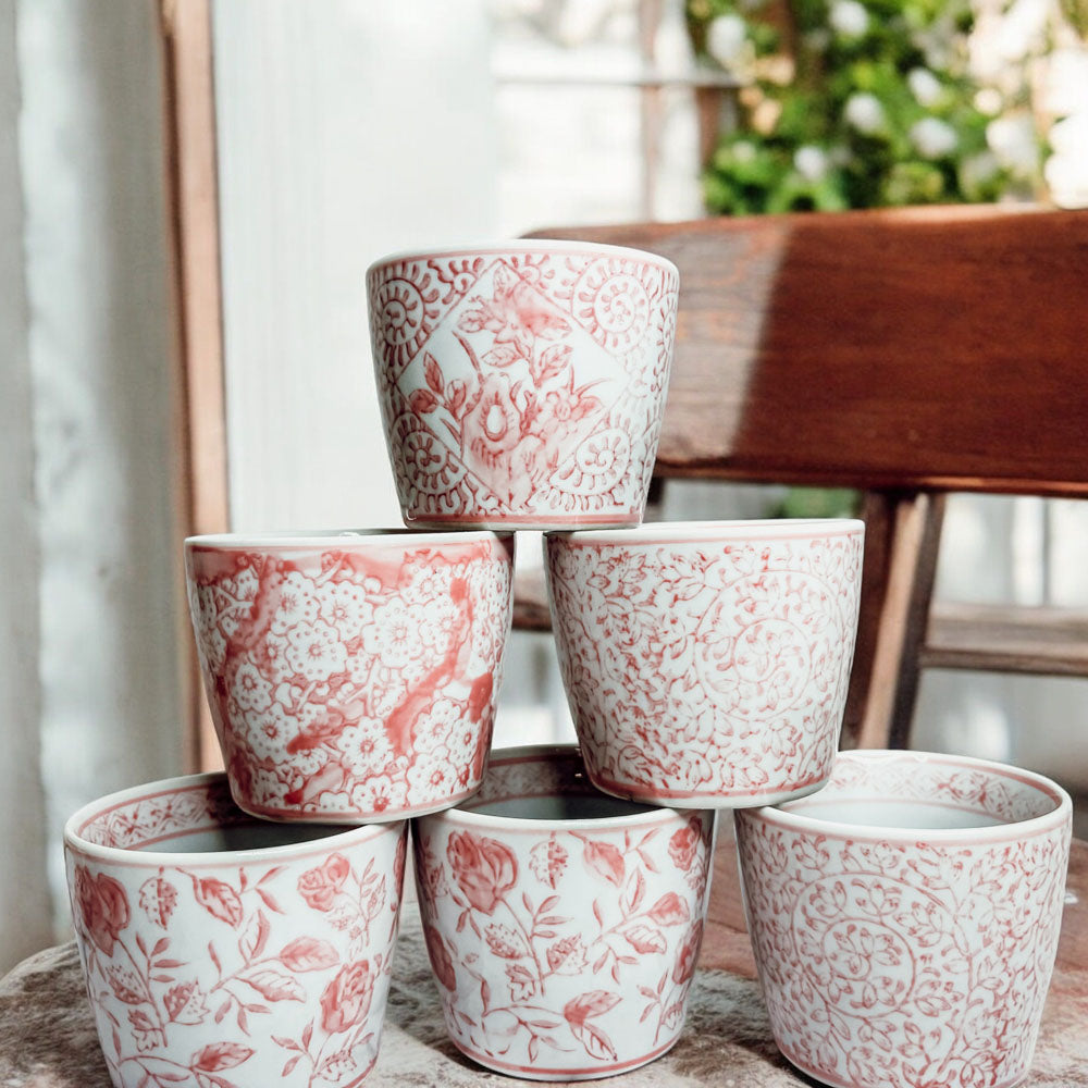 Mini Pink Cachepots - Cart2u.ro