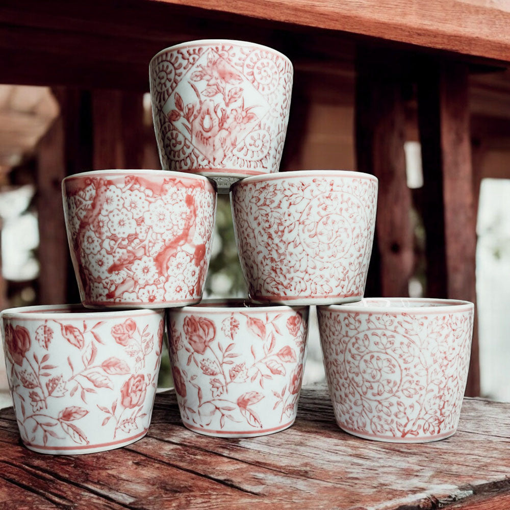 Mini Pink Cachepots - Cart2u.ro