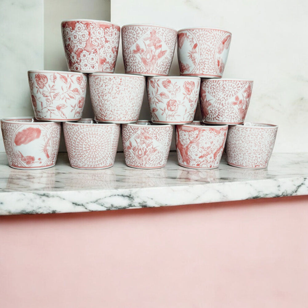 Mini Pink Cachepots - Cart2u.ro