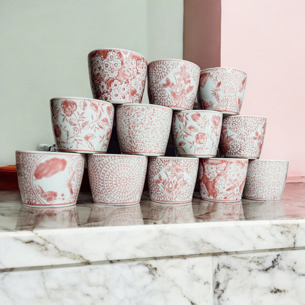 Mini Pink Cachepots - Cart2u.ro