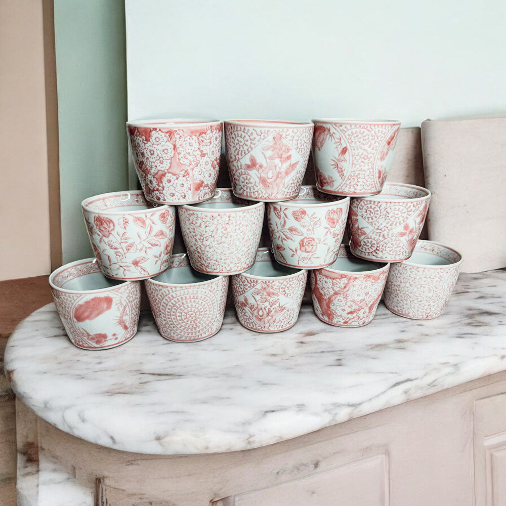 Mini Pink Cachepots - Cart2u.ro
