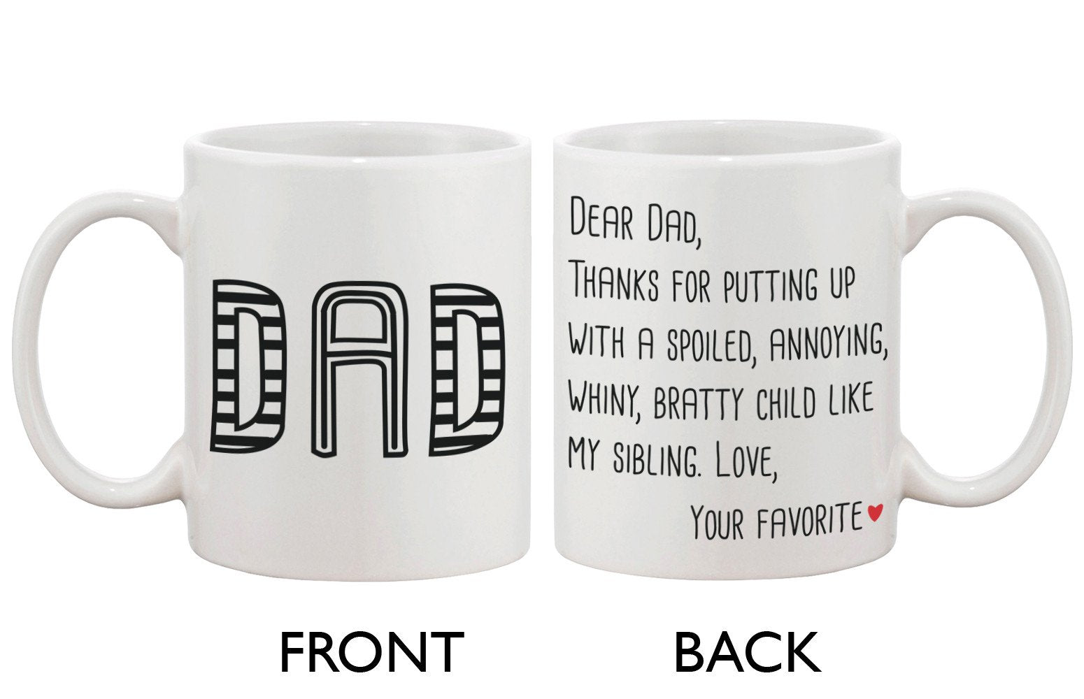 Father's Day Mug for Dad - From Your Favorite - Cart2u.ro