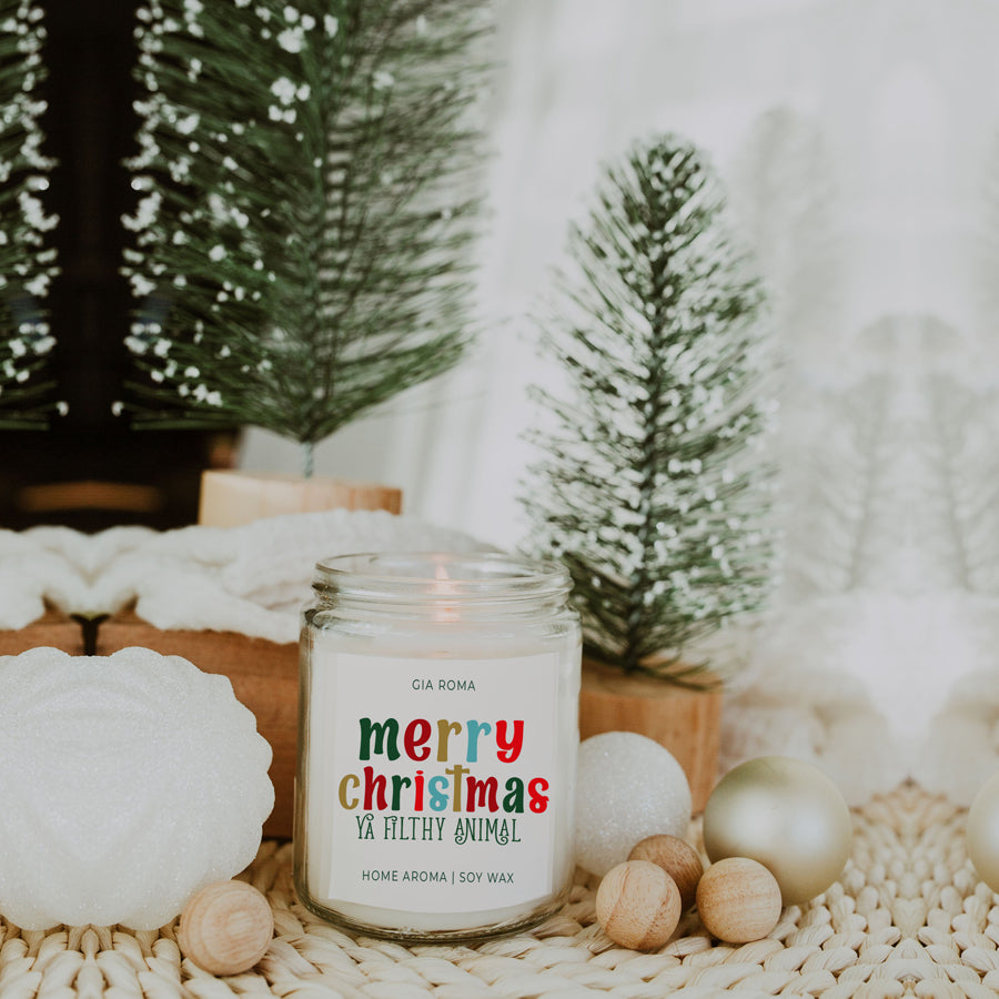 Merry Christmas Candle - Cart2u.ro