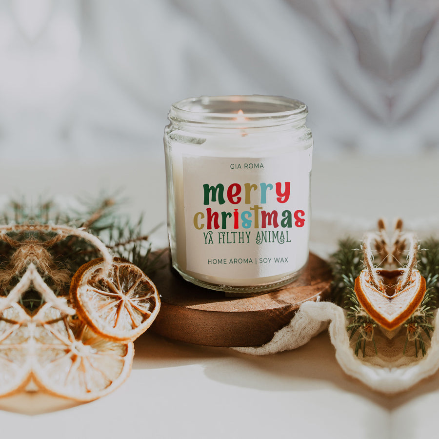 Merry Christmas Candle - Cart2u.ro