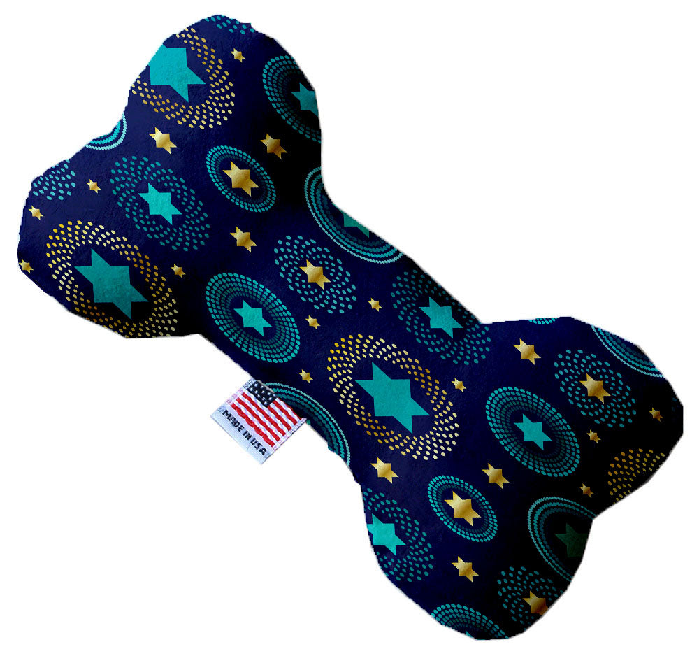 Mirage Pet 1288-CTYBN8 Blue Star of David Canvas Bone Dog Toy - 8 in. - Cart2u.ro