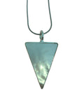 Silver Mother Of Pearl Necklace (triangle) - Cart2u.ro