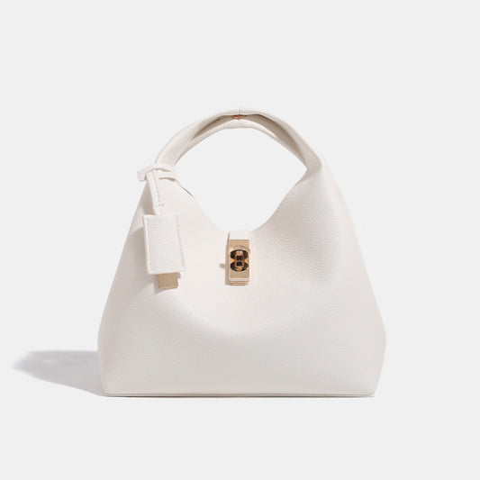 High-End Women's Bag 2026 New Model Simple Handbag Basket Bag Bucket