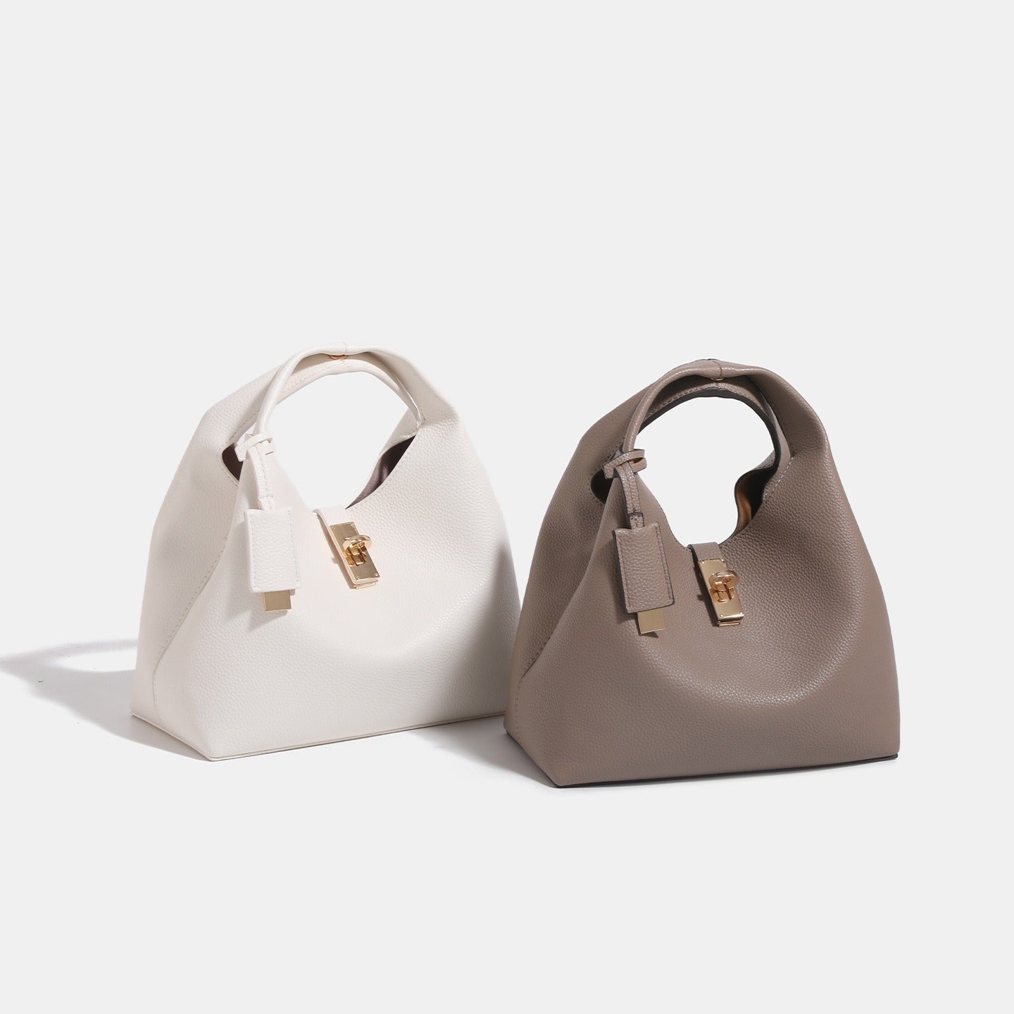 High-End Women's Bag 2026 New Model Simple Handbag Basket Bag Bucket