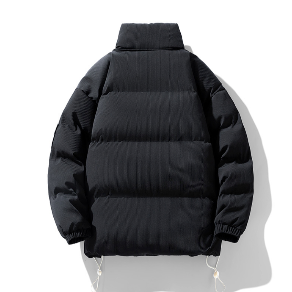 Mens Stand Collar Puffer Jacket - Cart2u.ro