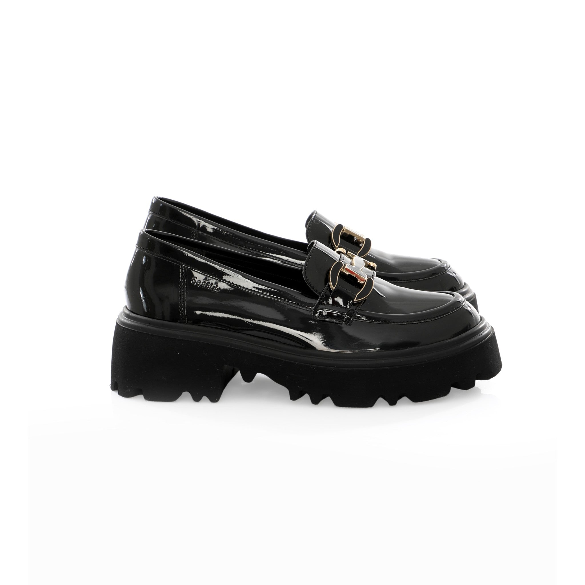 Chunky Loafer Obsidian | Gold Bit FARFA