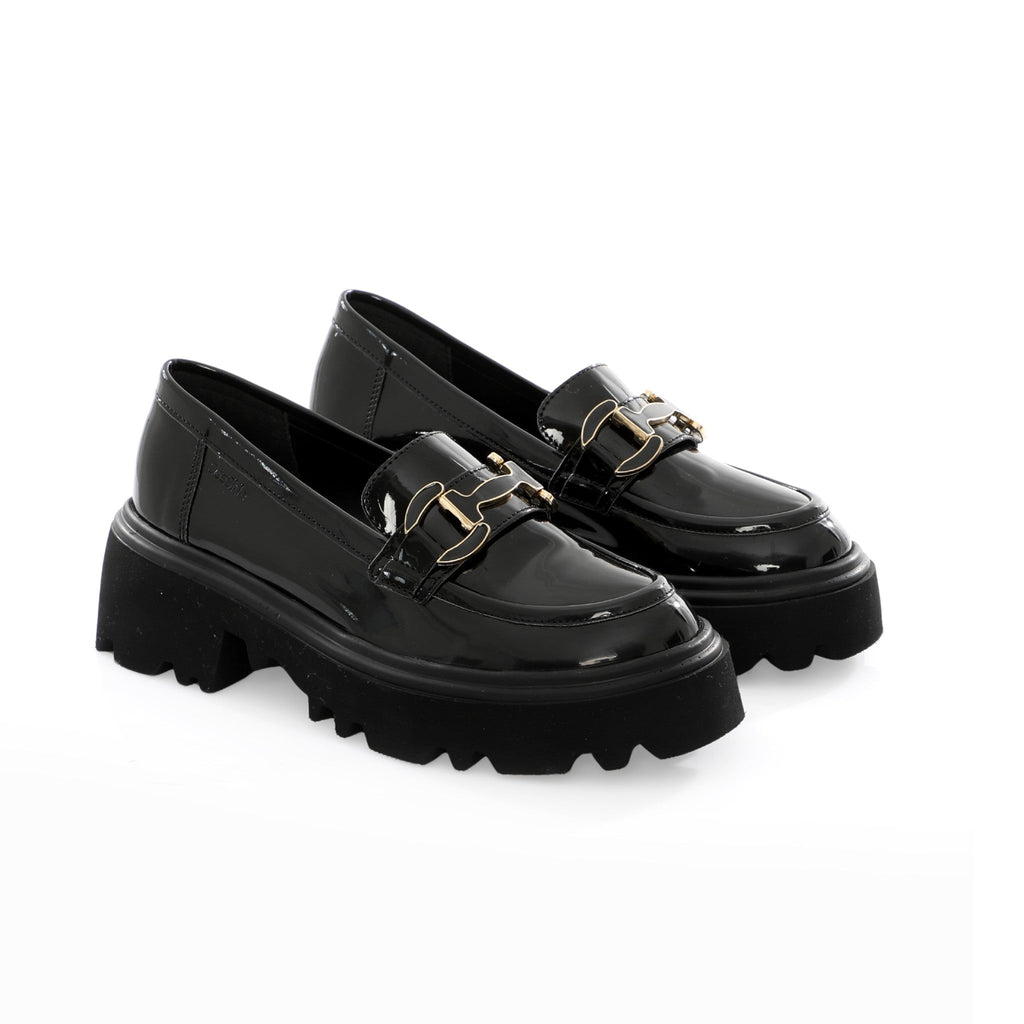 Chunky Loafer Obsidian | Gold Bit FARFA