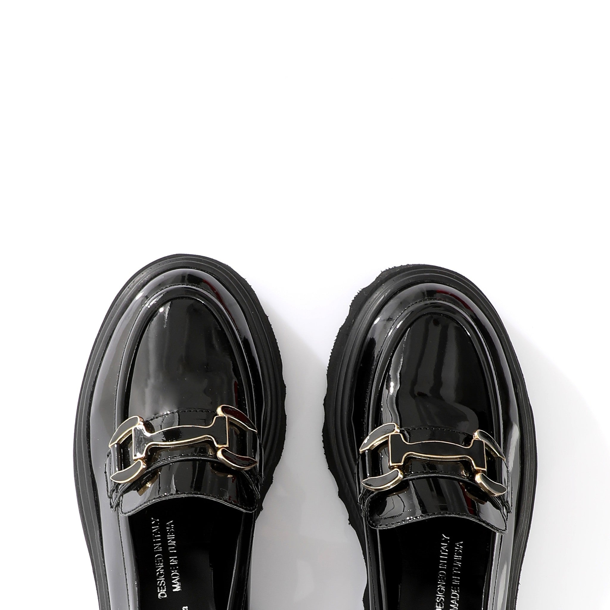 Chunky Loafer Obsidian | Gold Bit FARFA