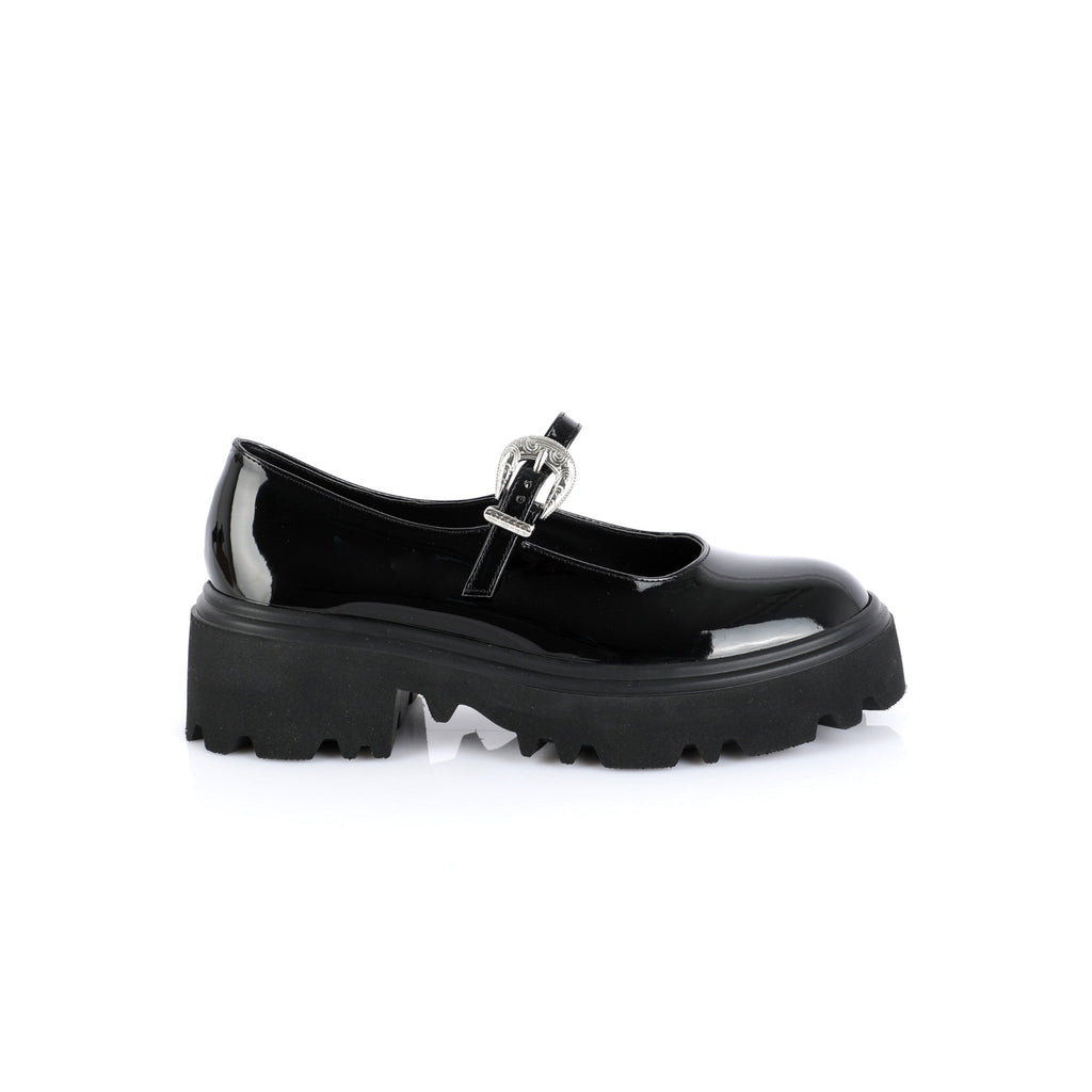 Chunky Mary Jane Obsidian | Western Buckle FARFA
