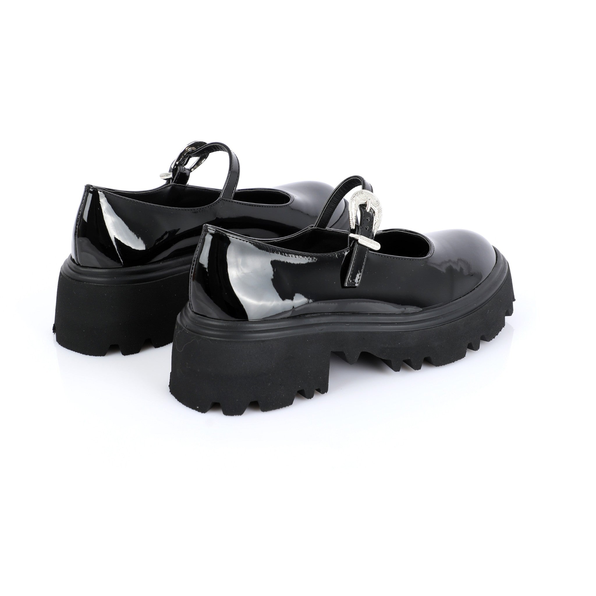 Chunky Mary Jane Obsidian | Western Buckle FARFA