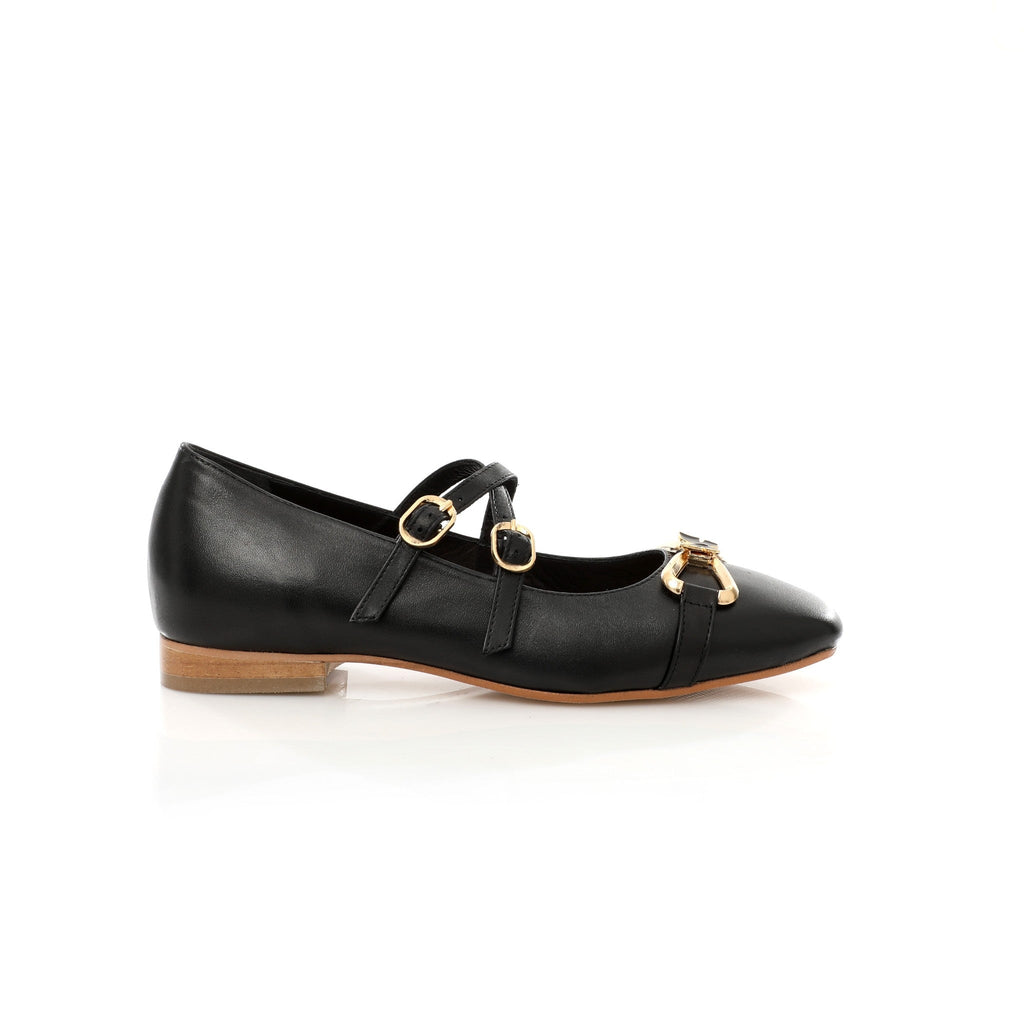 Ballerina Mary Jane Noire | Butterfly Bow FARFA