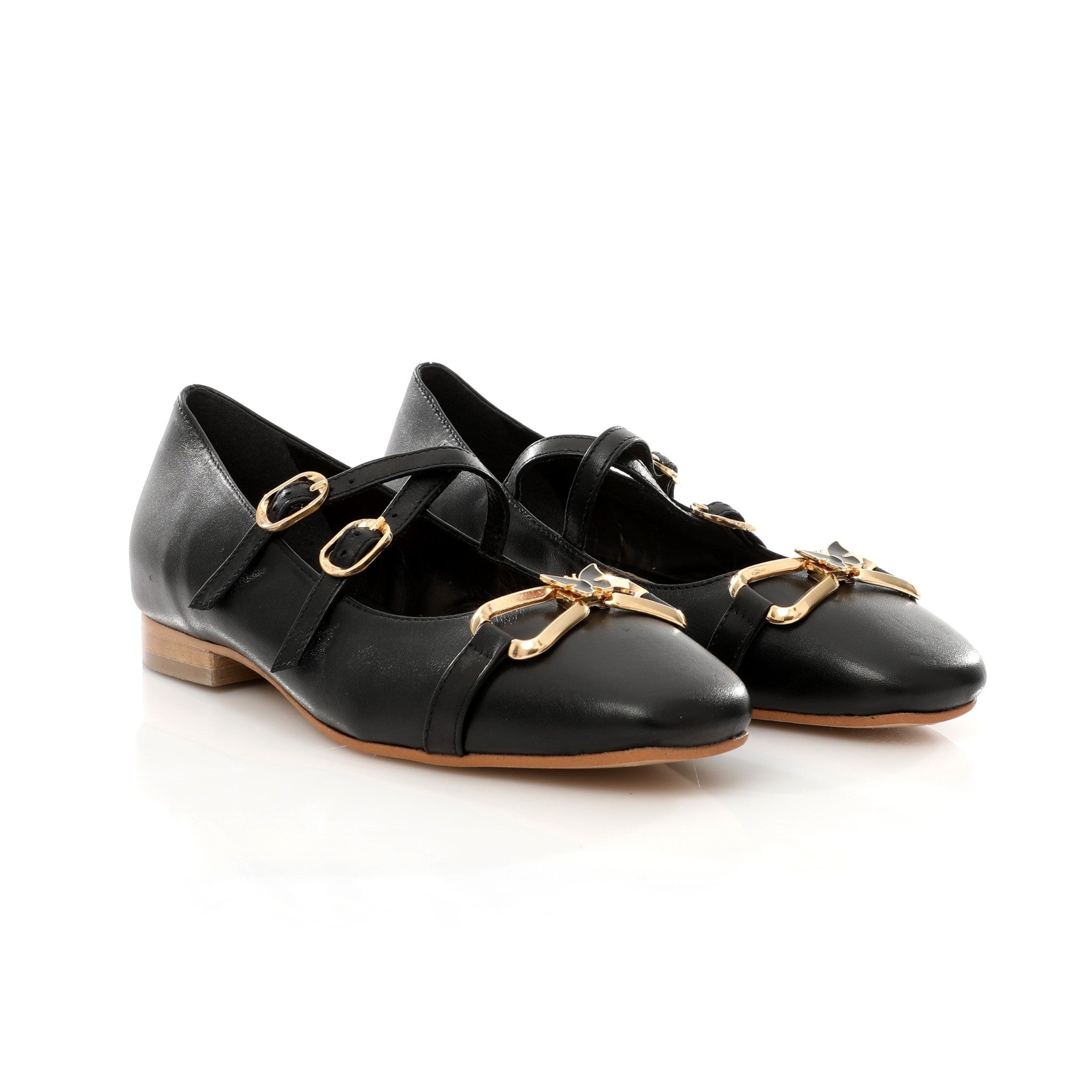 Ballerina Mary Jane Noire | Butterfly Bow FARFA