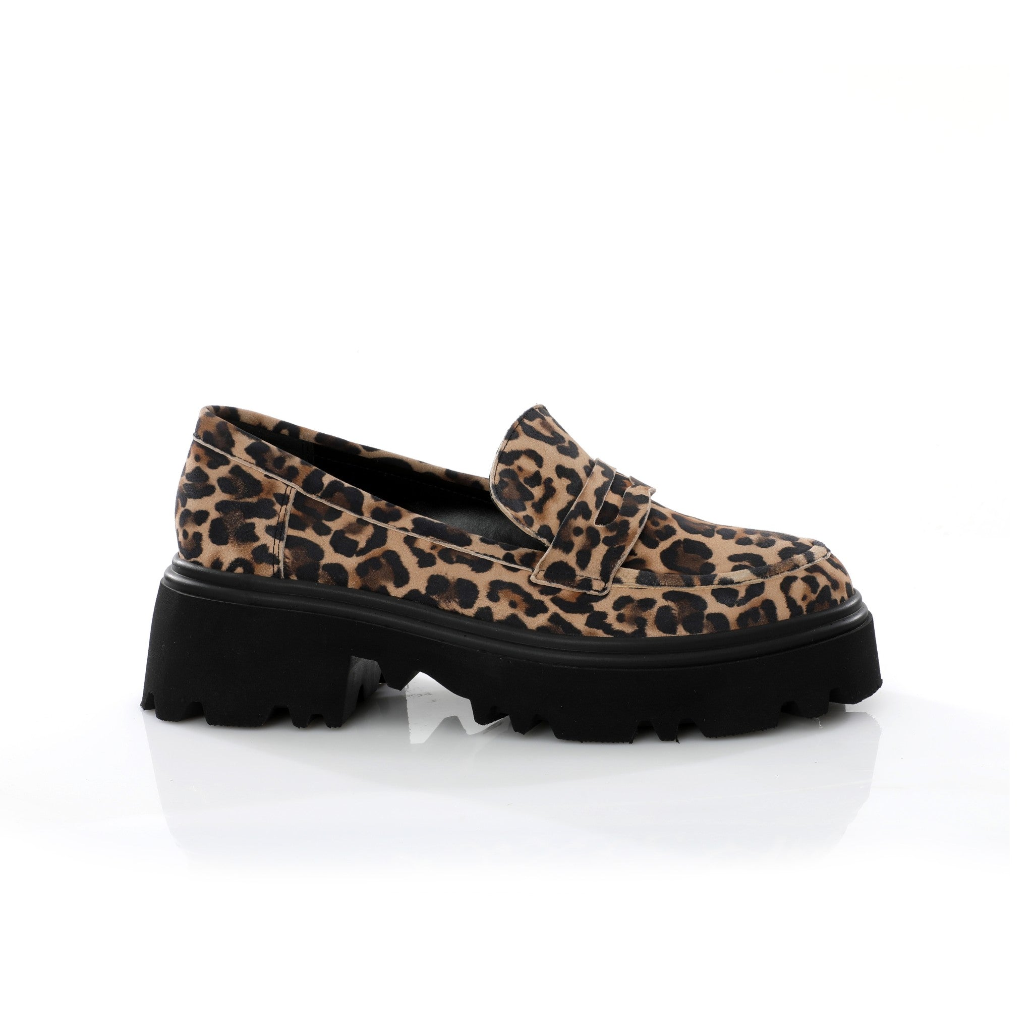 Chunky Penny Loafer Leopard FARFA