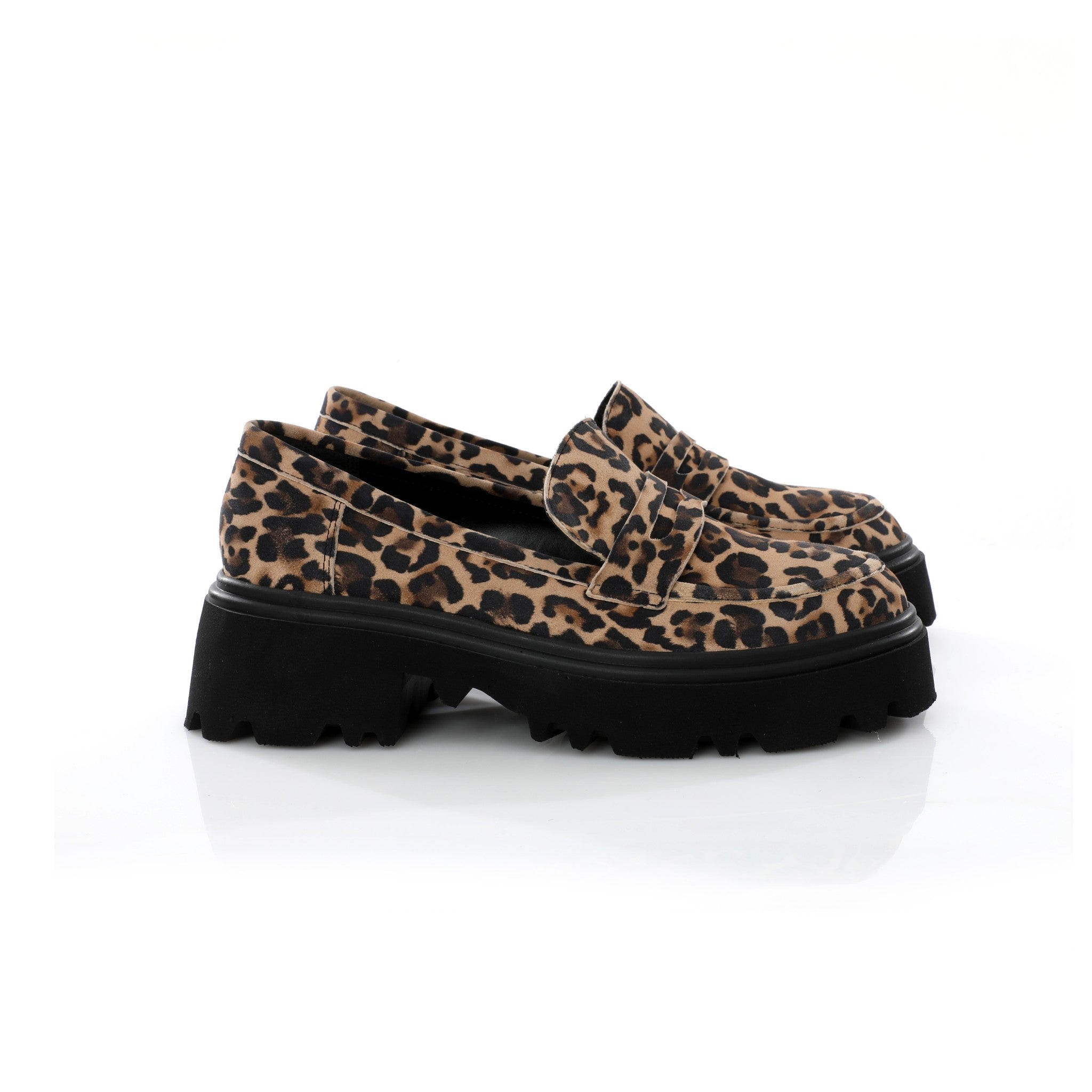 Chunky Penny Loafer Leopard FARFA