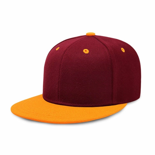 Two-Tone Edge Snapback – Acrylic Adjustable Fit & Breathable