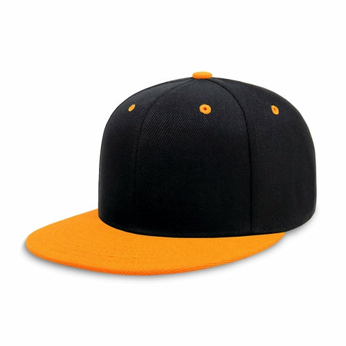 Two-Tone Edge Snapback – Acrylic Adjustable Fit & Breathable