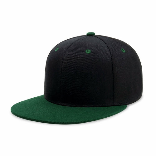 Two-Tone Edge Snapback – Acrylic Adjustable Fit & Breathable