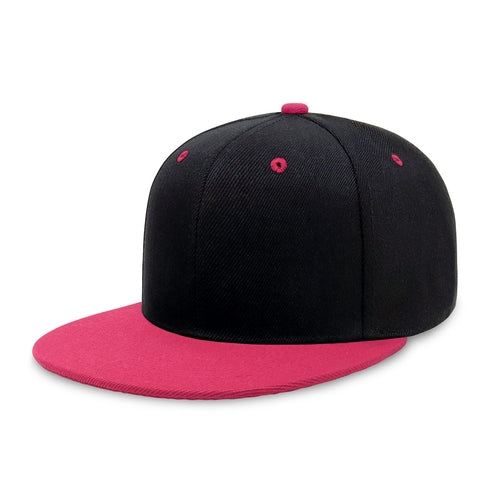 Two-Tone Edge Snapback – Acrylic Adjustable Fit & Breathable
