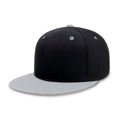 Two-Tone Edge Snapback – Acrylic Adjustable Fit & Breathable