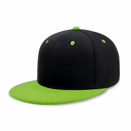 Two-Tone Edge Snapback – Acrylic Adjustable Fit & Breathable