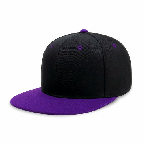 Two-Tone Edge Snapback – Acrylic Adjustable Fit & Breathable