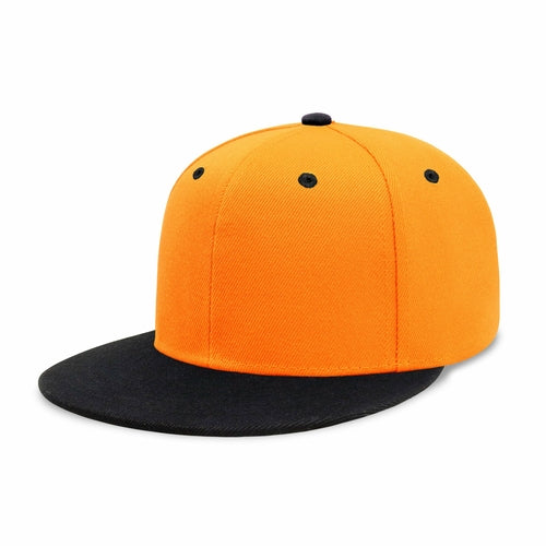 Two-Tone Edge Snapback – Acrylic Adjustable Fit & Breathable