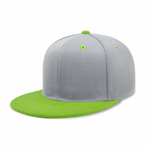 Two-Tone Edge Snapback – Acrylic Adjustable Fit & Breathable