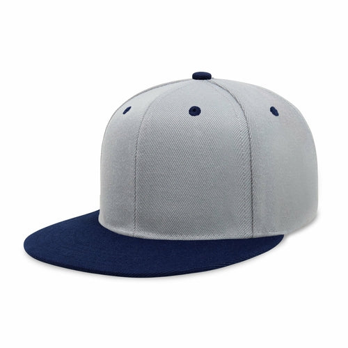 Two-Tone Edge Snapback – Acrylic Adjustable Fit & Breathable