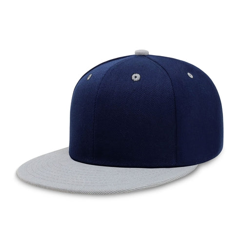 Two-Tone Edge Snapback – Acrylic Adjustable Fit & Breathable