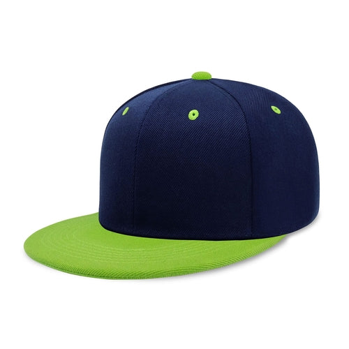 Two-Tone Edge Snapback – Acrylic Adjustable Fit & Breathable