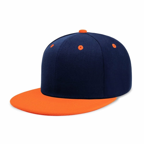 Two-Tone Edge Snapback – Acrylic Adjustable Fit & Breathable