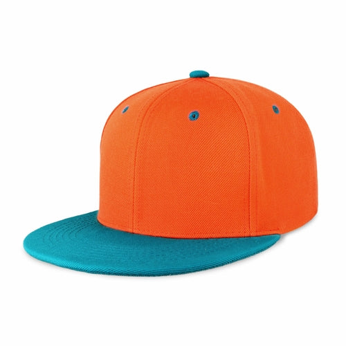 Two-Tone Edge Snapback – Acrylic Adjustable Fit & Breathable