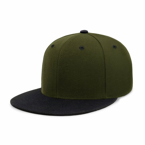 Two-Tone Edge Snapback – Acrylic Adjustable Fit & Breathable