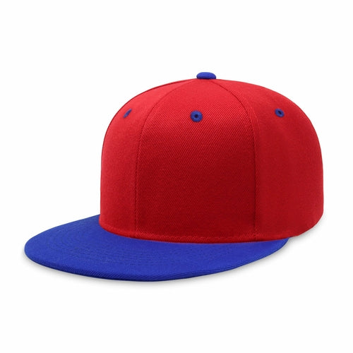 Two-Tone Edge Snapback – Acrylic Adjustable Fit & Breathable