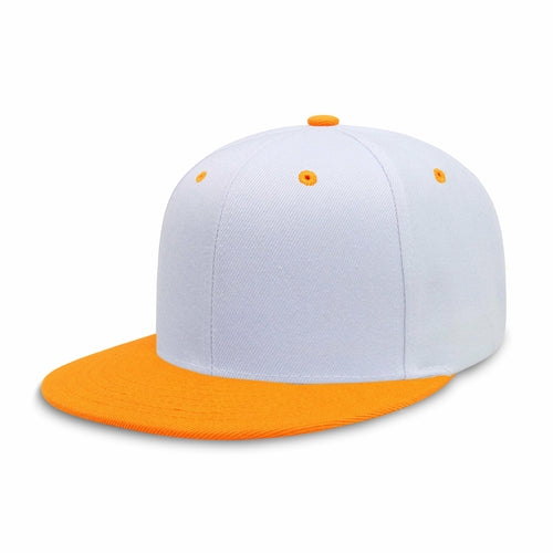 Two-Tone Edge Snapback – Acrylic Adjustable Fit & Breathable