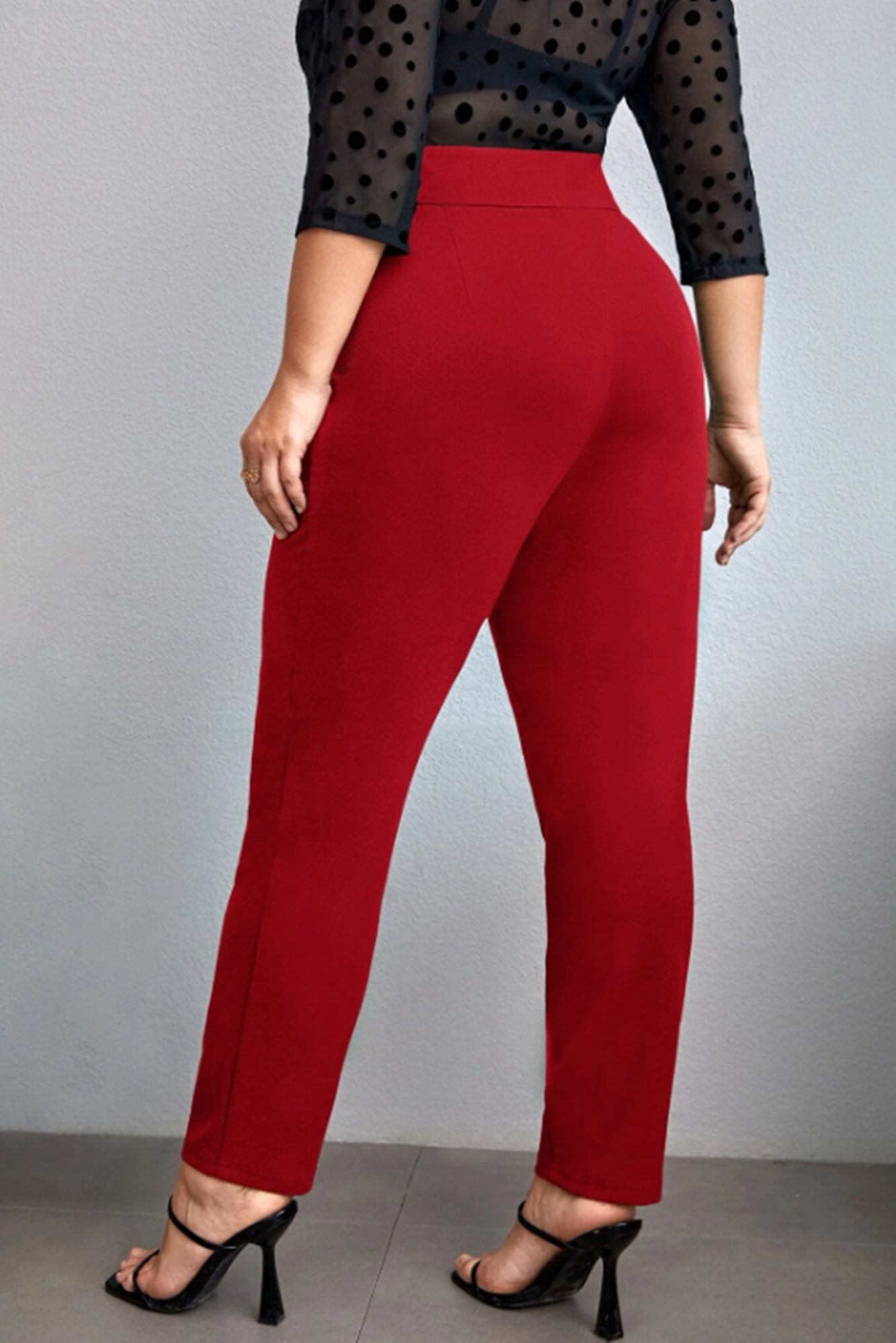 Pantaloni dama marimi mari cu nasturi PTS002 BIGsize