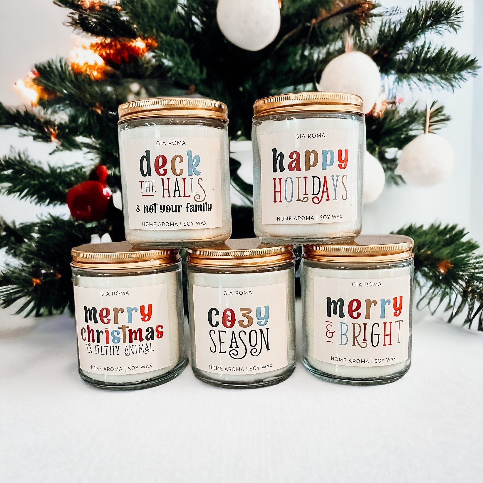 Merry Christmas Candle - Cart2u.ro