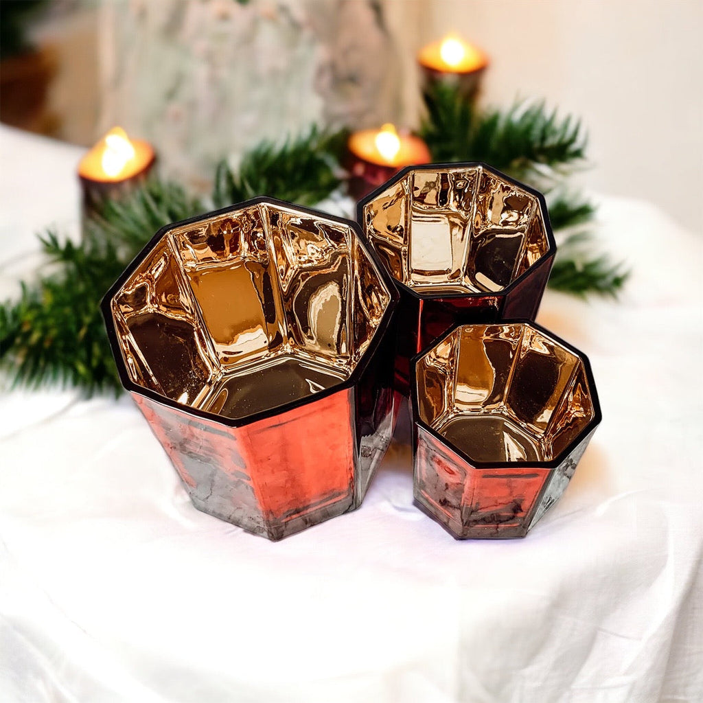 Red Candle Vase - Cart2u.ro