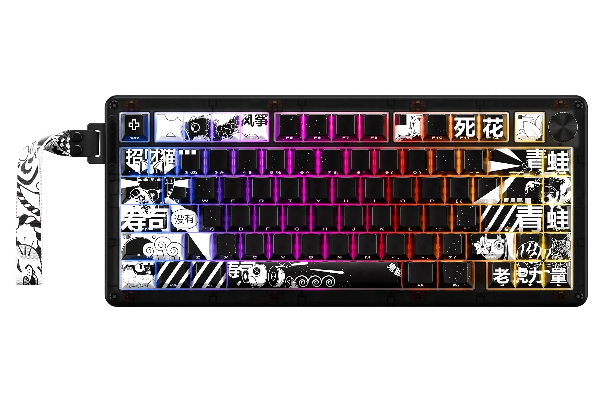 QwertyKey75 HE Momo – Tastatură Gaming Magnetică Hall Effect, Rapid Trigger, Snap Tap, Full RGB QwertyKey