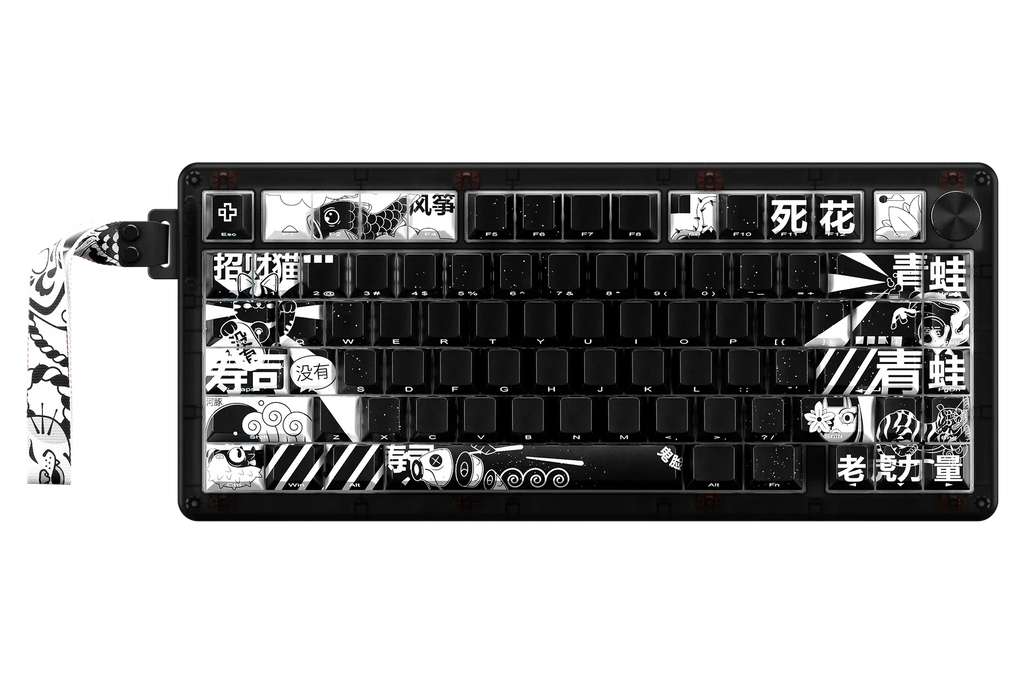 QwertyKey75 HE Momo – Tastatură Gaming Magnetică Hall Effect, Rapid Trigger, Snap Tap, Full RGB QwertyKey