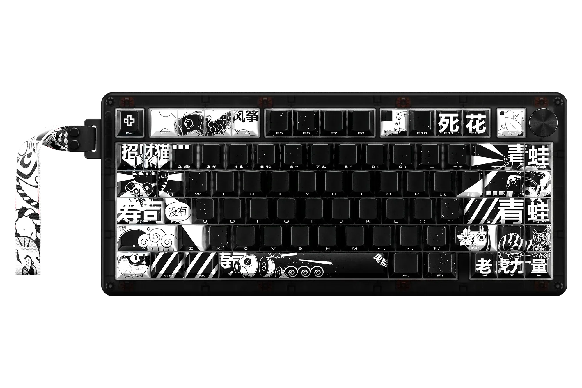 QwertyKey75 HE Momo – Tastatură Gaming Magnetică Hall Effect, Rapid Trigger, Snap Tap, Full RGB QwertyKey
