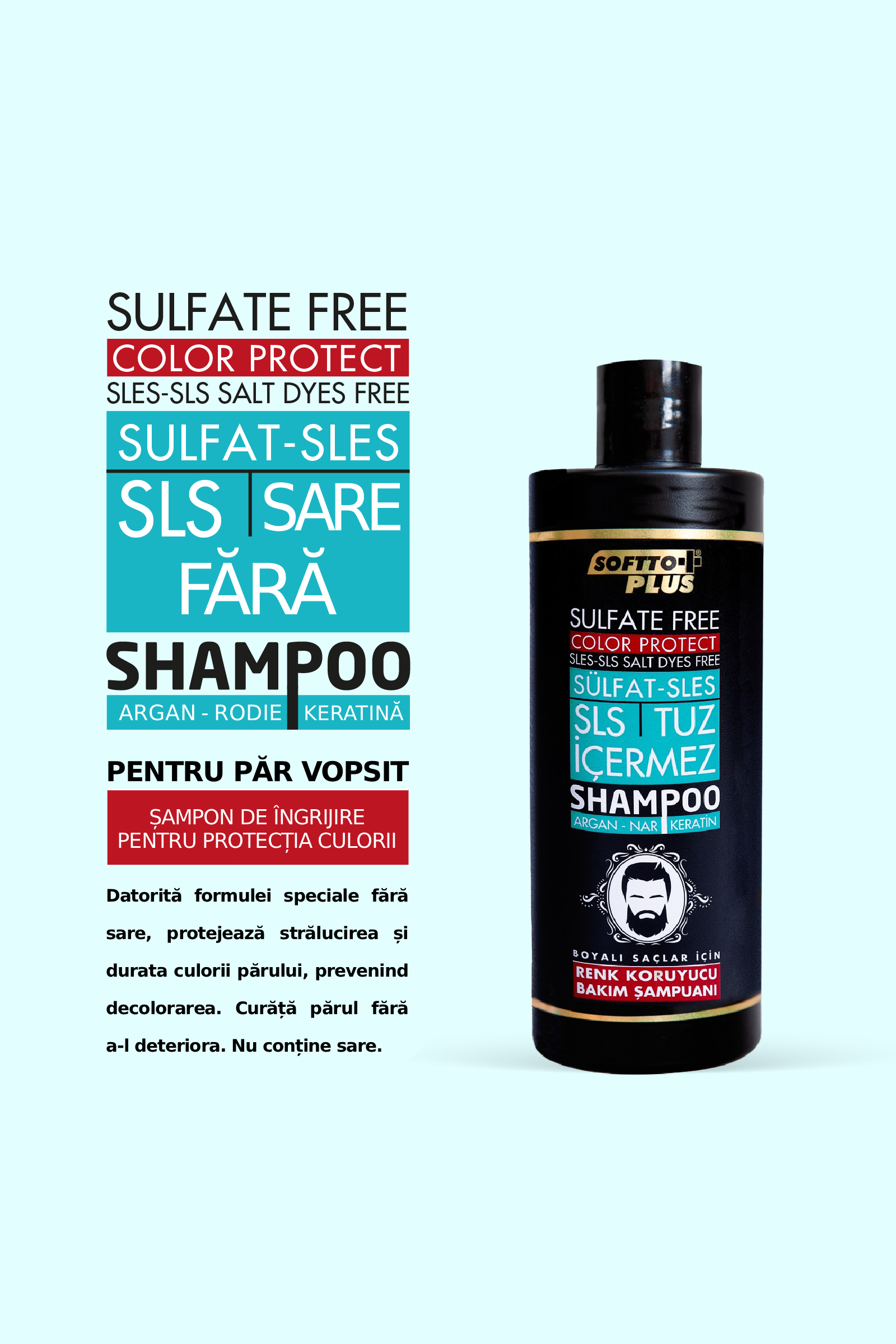 Șampon Pentru Păr Vopsit Cu Protecție a Culorii 400 ml CRABLAND