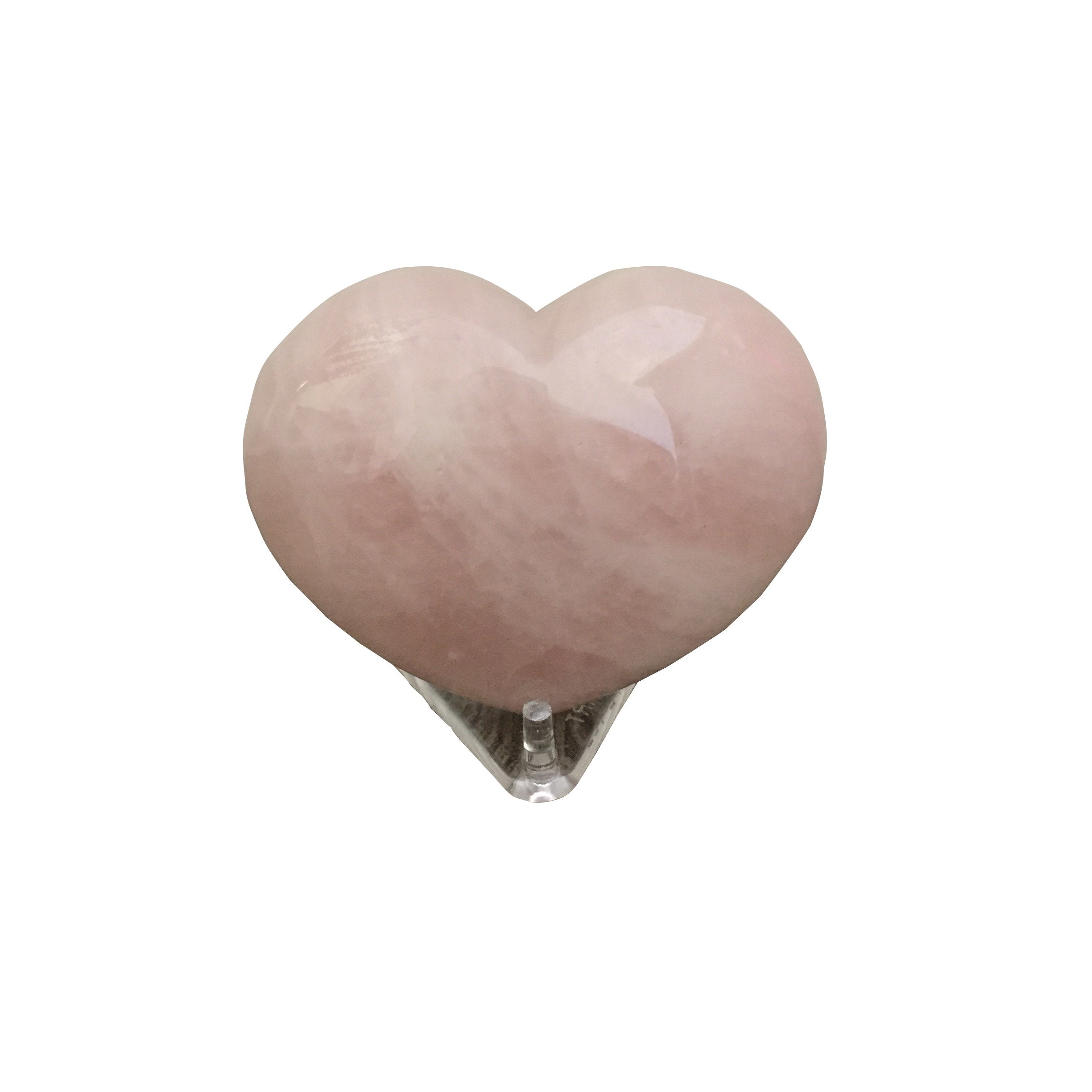 Rose Quartz Heart Stone - Cart2u.ro