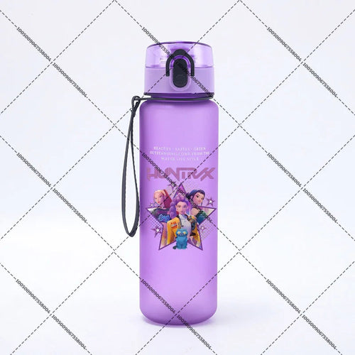 KPop Demon Hunters 650ml Water Bottles Anime Sanding Drinking Cup