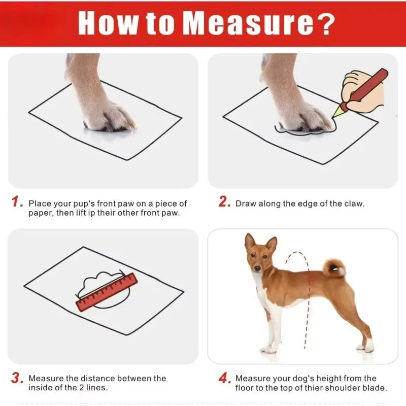 Dog Suspender Boots Tall Dog Boots Anti-Slip&Fall Waterproof Dog Shoes - Cart2u.ro