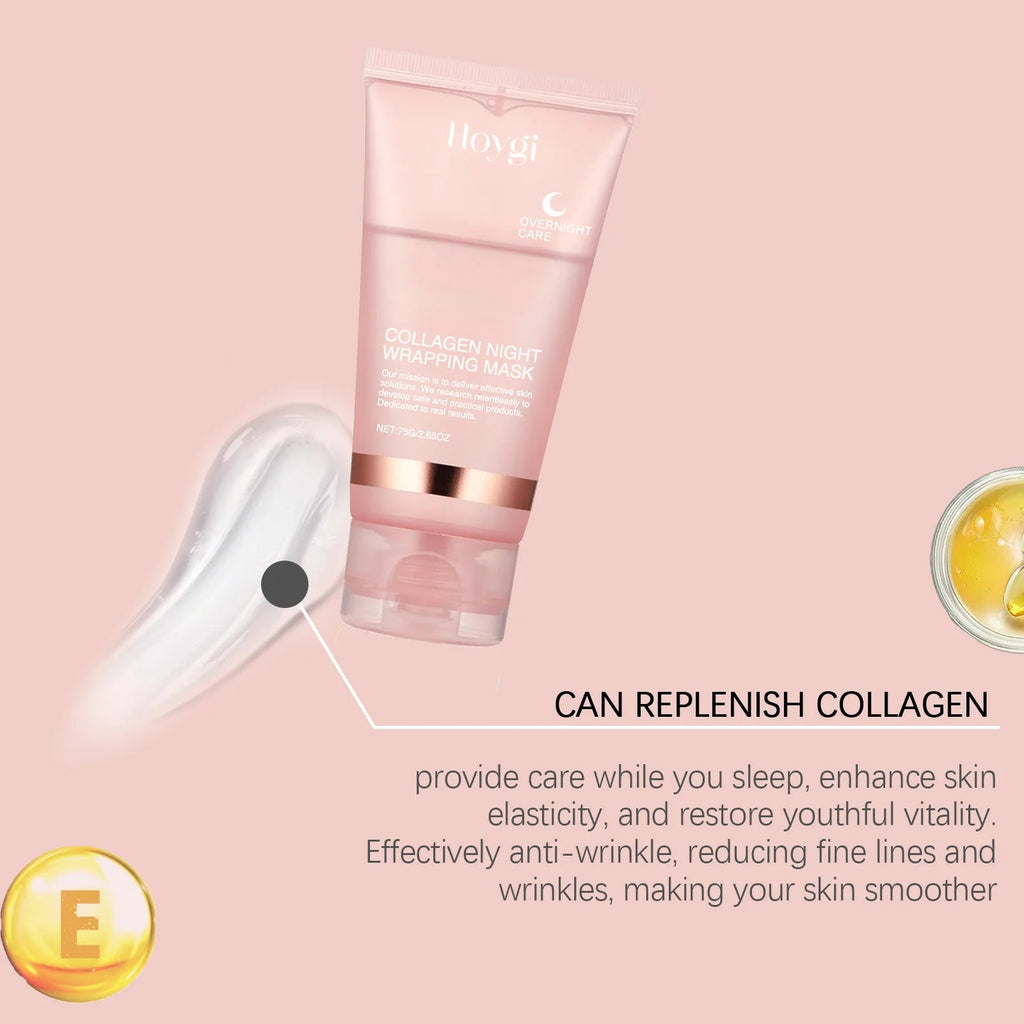 Collagen Peel-off Mask Deep Hydrating Fade Fine Lines Firming Shrink - Cart2u.ro
